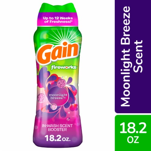 Gain Fireworks Moonlight Breeze In-Wash Scent Booster Beads Perspective: front