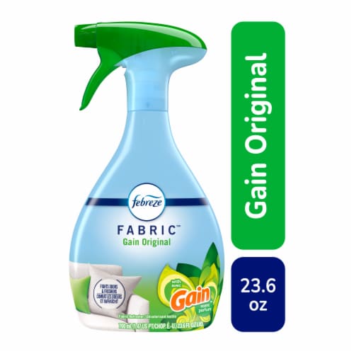 Febreze Fabric Spray Air Freshener Odor-Fighting Fabric Refresher Gain Original Scent Perspective: front