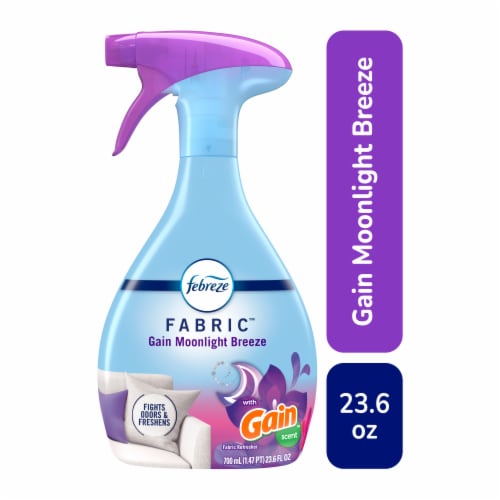 Febreze Odor-Fighting Fabric Refresher with GainMoonlight Breeze Perspective: front