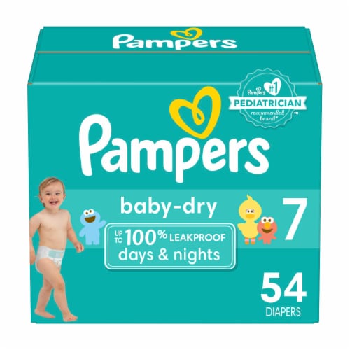 Pampers Baby Dry Diapers Size 7