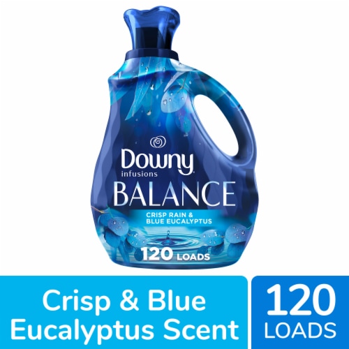 Downy Infusions Crisp Rain and Blue Eucalyptus Balance Fabric Softener Fabric Conditioner Perspective: front