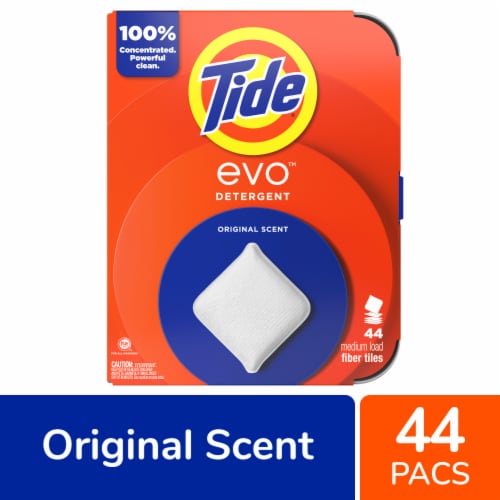 Tide Evo Original Scent Laundry Detergent Sheet Perspective: front