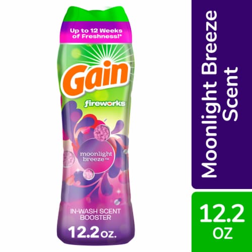 Gain Fireworks Moonlight Breeze In-Wash Scent Booster Beads Perspective: front
