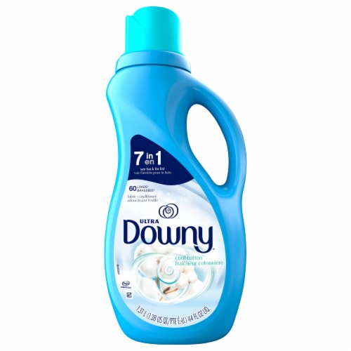Downy Cool Cotton Liquid Fabric Softener Fabric Conditioner Perspective: front