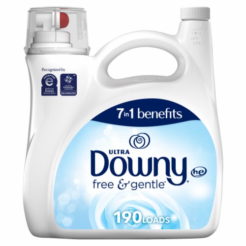 Downy Free & Gentle Liquid Fabric Softener Fabric Conditioner Perspective: front