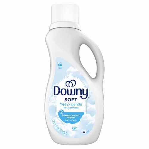 Downy Free & Gentle Liquid Fabric Softener Perspective: front
