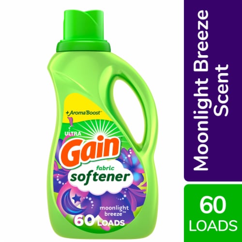 Gain Moonlight Breeze Liquid Fabric Softener Fabric Conditioner Perspective: front