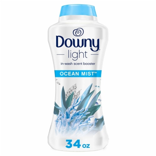 Downy Light InWash Scent Booster Beads, Ocean Mist (34 Ounce), 1 unit