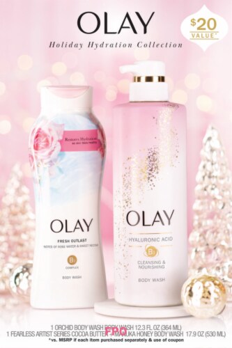 Olay Shower & Bath Gift Set Perspective: front