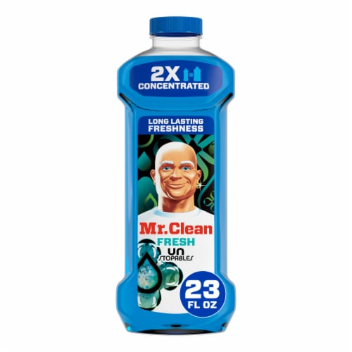 Mr. Clean 2X Concentrated Fresh Unstopables Multi Surface Cleaner Perspective: front