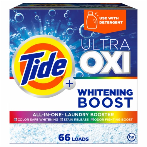 Tide® + Ultra Oxi Whitening Boost Laundry Booster Perspective: front