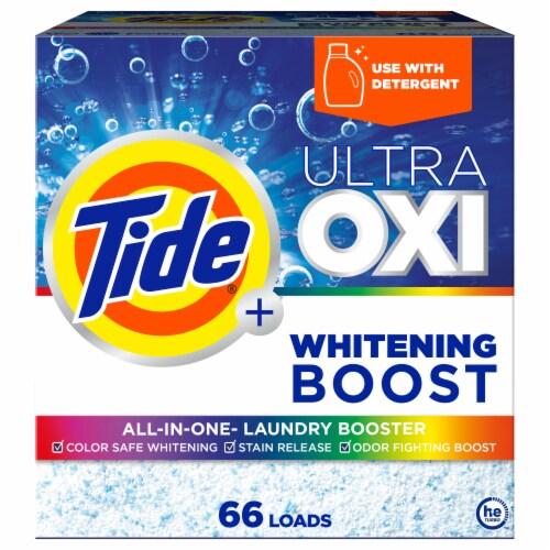 Tide® + Ultra Oxi Whitening Boost Laundry Booster Perspective: front