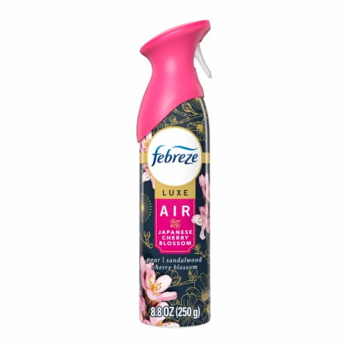 Febreze Air Freshener Spray, Odor-Fighting Room Spray, Japanese Cherry Blossom Scent Perspective: front