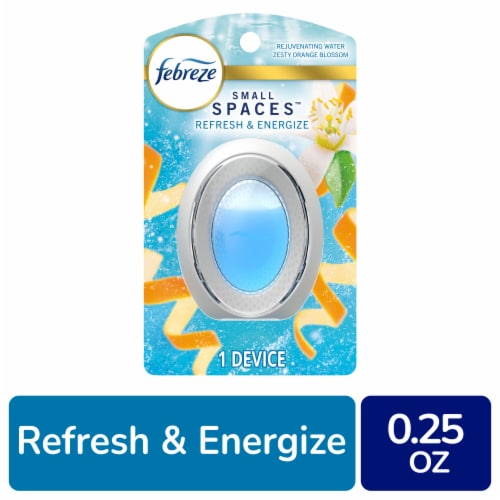 Febreze Bathroom Air Freshener Odor-Fighting Refresh & Energize Scent Perspective: front