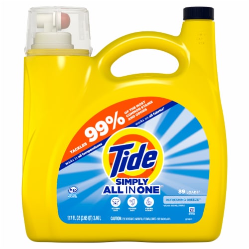 Tide® Simply All-In-One™ Refreshing Breeze™ Liquid Laundry Detergent Perspective: front