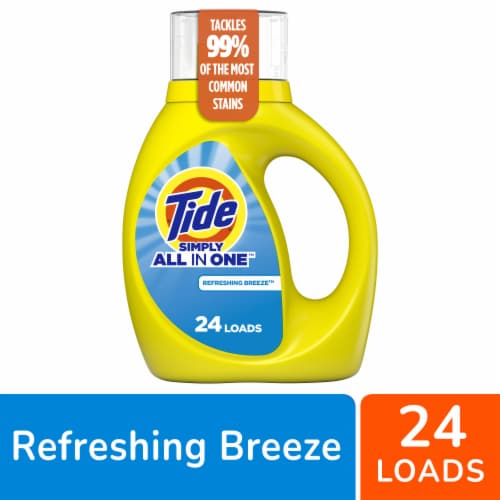 Tide Simply Refreshing Breeze Liquid Laundry Detergent Perspective: front