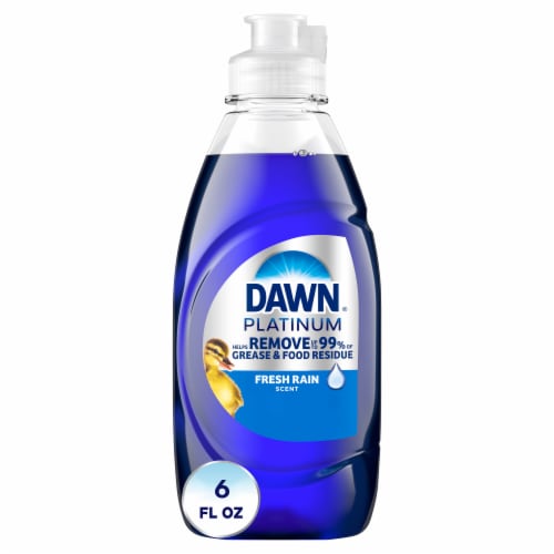 Dawn® Platinum Fresh Rain Scent Liquid Dish Soap Perspective: front
