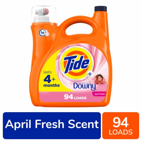 Tide With Downy April Fresh Liquid Laundry Detergent Perspective: front