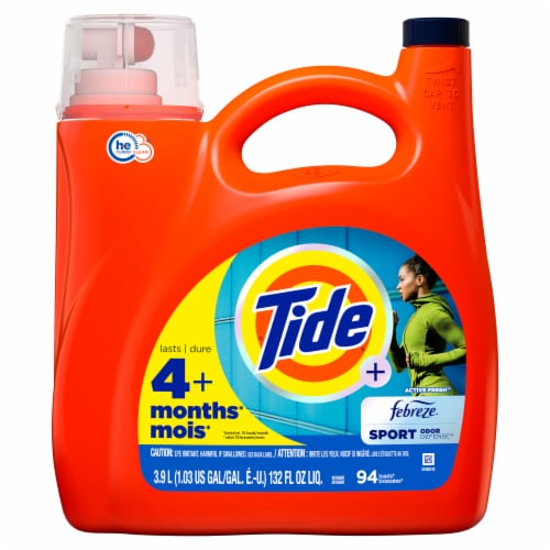 Tide Ultra Sport Liquid Laundry Detergent Perspective: front