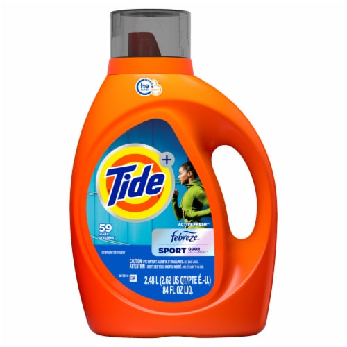 Tide Ultra Sport Liquid Laundry Detergent Perspective: front