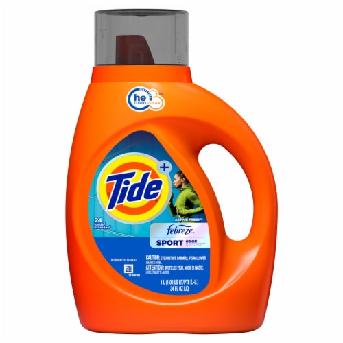 Tide Plus Febreze Sport Odor Defense Liquid Laundry Detergent