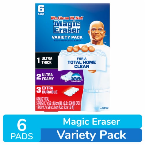 Mr. Clean Magic Eraser Ultra Thick Ultra Foamy Extra Durable Multi-Purpose Cleaning Pads Perspective: front
