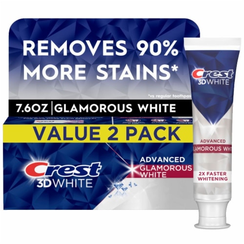 Crest 3D White Advanced Glamorous White Value Pack Perspective: front