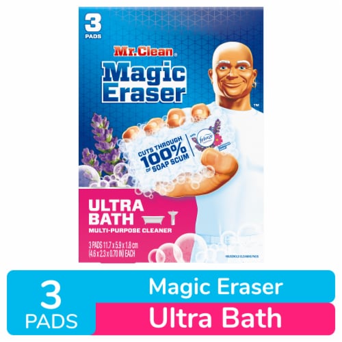 Mr. Clean Magic Eraser Ultra Bath Multi-Purpose Cleaning Pads Perspective: front