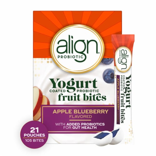 Align Probiotic Yogurt Fruit Bites Perspective: front
