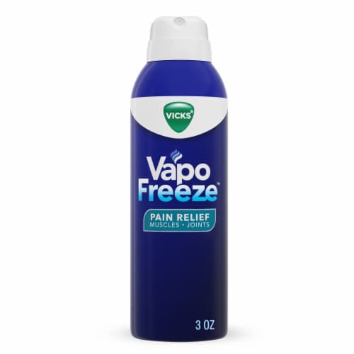 Vicks VapoFreeze Pain Relief Spray Perspective: front