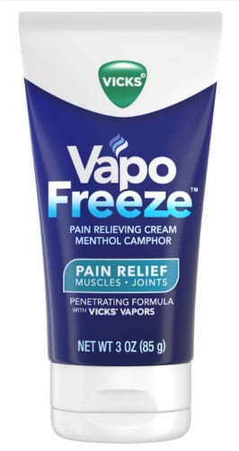Vicks® Vapo Freeze™ Pain Relieving Cream Perspective: front