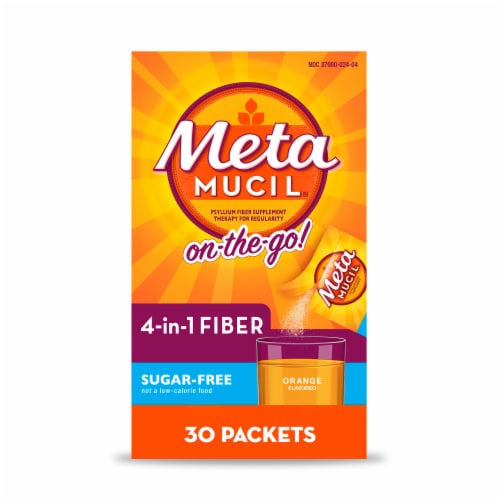 Metamucil® On-theGo 4-in-1 Fiber Perspective: front