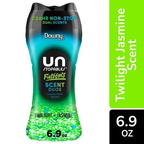 Downy Unstopables Fusions Twilight & Jasmine In-Wash Scent Booster Beads Perspective: front