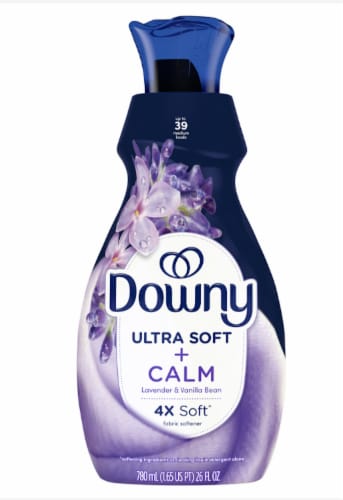 Downy Ultra Soft + Calm Liquid Fabric Softener Perspective: front