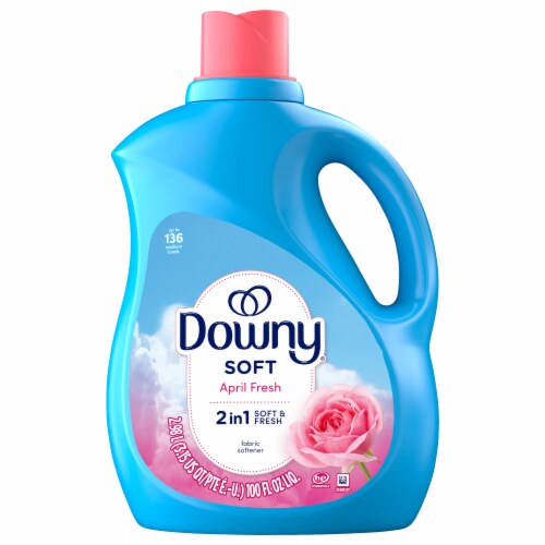 Downy® Soft 2-in-1 April Fresh Liquid Fabric Softener Perspective: front