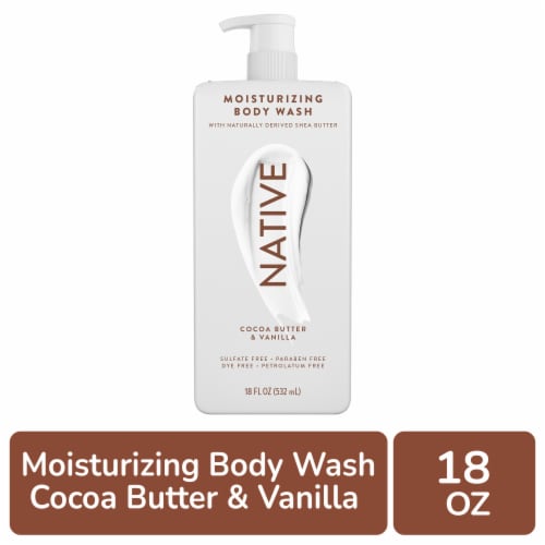 Native Coconut & Vanilla Moisturizing Body Wash Perspective: front