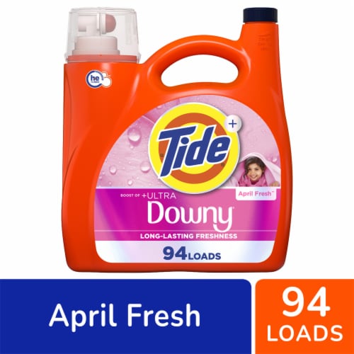 Tide With Downy April Fresh Liquid Laundry Detergent Perspective: front