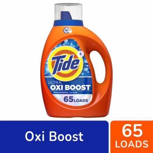 Tide Ultra Oxi Boost Liquid Laundry Detergent Perspective: front