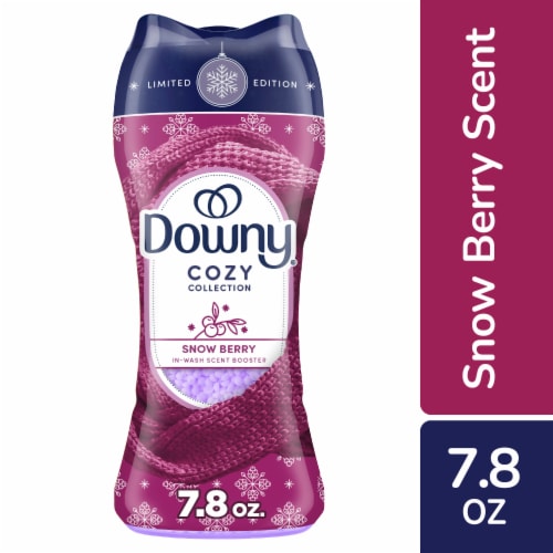 Downy Cozy Collection In Wash Scent Booster Beads, Snow Berry Scent Perspective: front