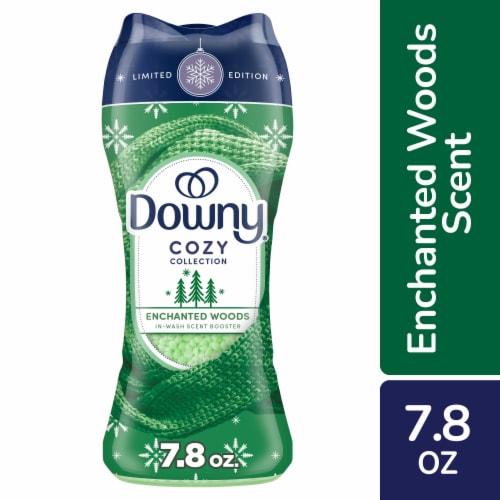 Downy Cozy Collection In Wash Scent Booster Beads, Enchanted Woods Scent Perspective: front