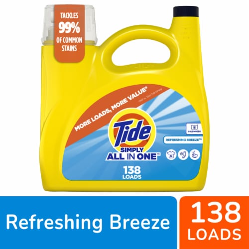 Tide Simply Refreshing Breeze Liquid Laundry Detergent Perspective: front