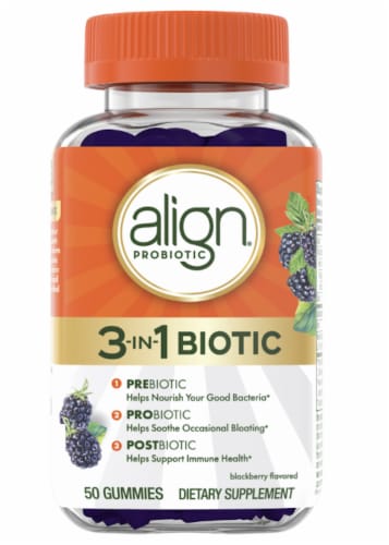 Align® 3-in-1 Probiotic Supplements Perspective: front