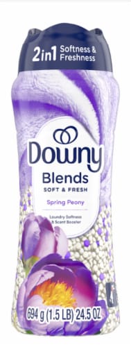 Downy Blends Granules Spring Peony Laundry Scent Booster Perspective: front