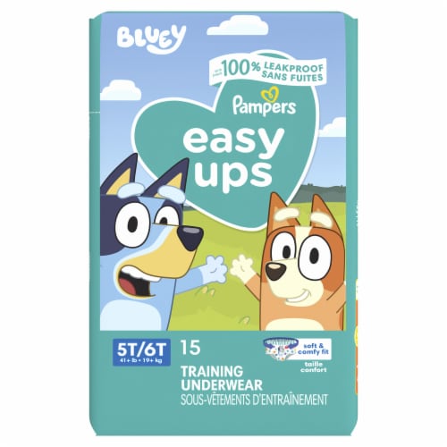 Pampers Easy Ups Training Underwear Size 5T/6T (41+ Pounds) Perspective: front