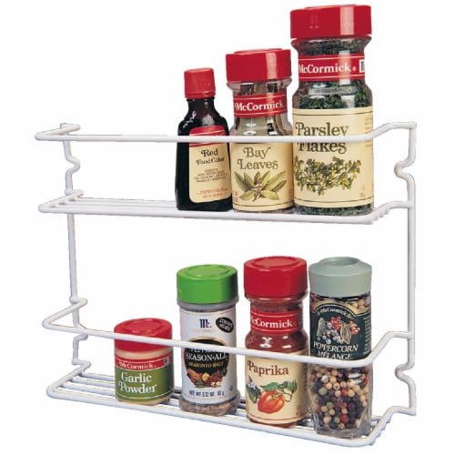 Grayline® Spice Rack - White Perspective: front