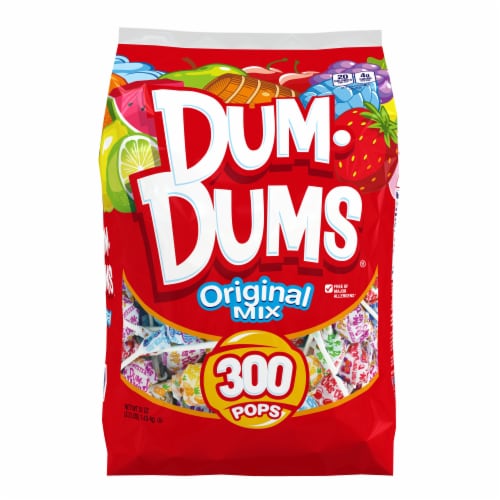 Dum Dums® Original Assorted Flavored Lollipops Candy Bag Perspective: front