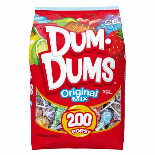 DUM DUMS Variety Flavor Mix Lollipops 200 ct Perspective: front