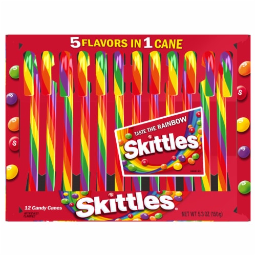 Skittles® Assorted Candy Canes Holiday Box, 12 ct / 5.3 oz Ralphs