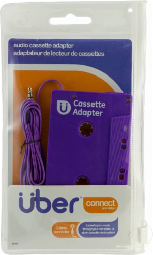 Uber Connect Audio Cassette Adapter - Purple, 1 ct - Fred Meyer