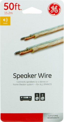 GE® 16-Gauge Speaker Wire Perspective: front